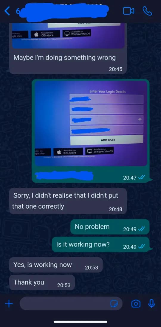 WhatsApp review 8 from a happy Open Tivi IPTV subscription customer